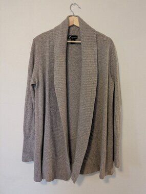 Bloomingdale's Shawl-Collar Cashmere Cardigan - Size L